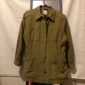 H&m bright green jacket